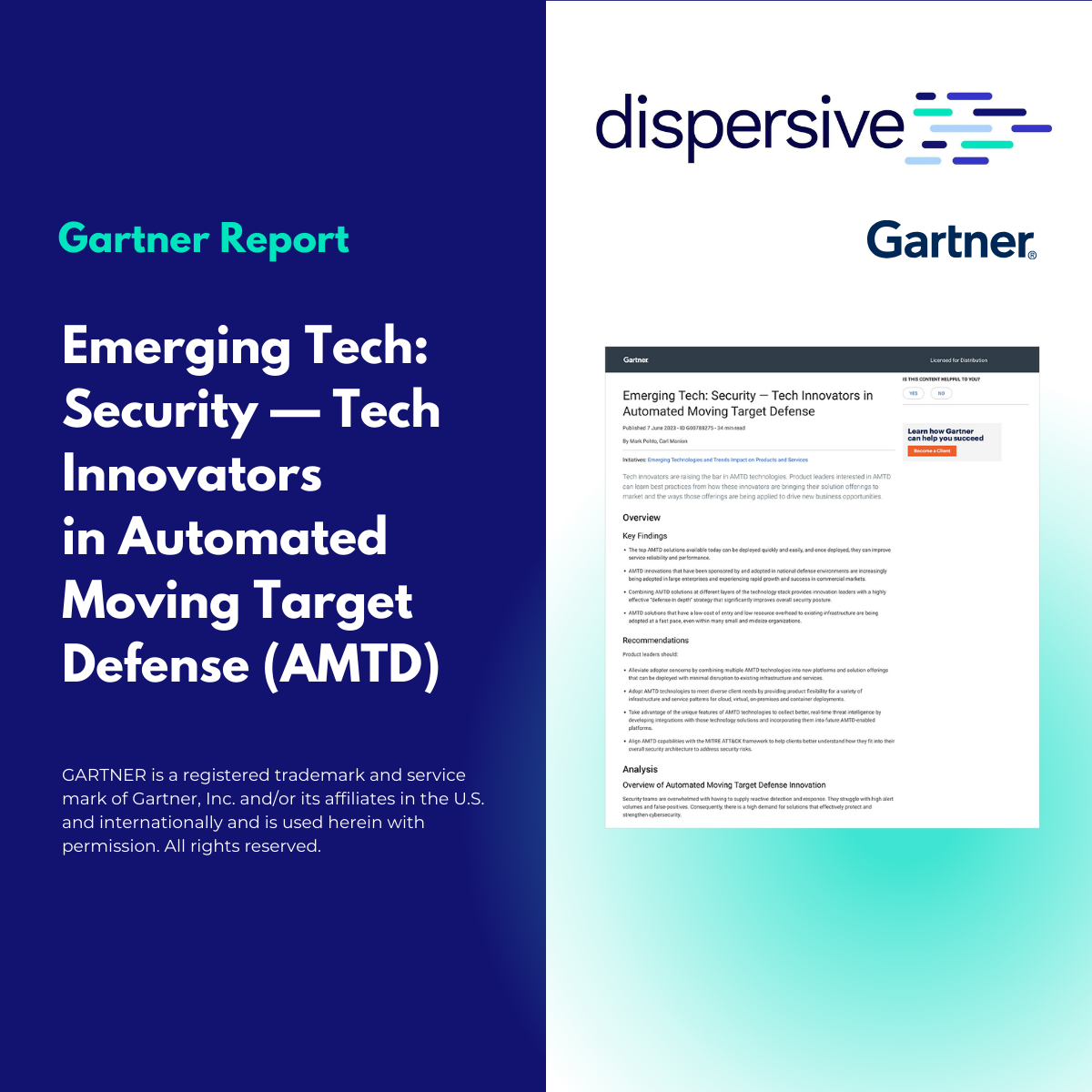 Download Gartner Emerging Tech Report