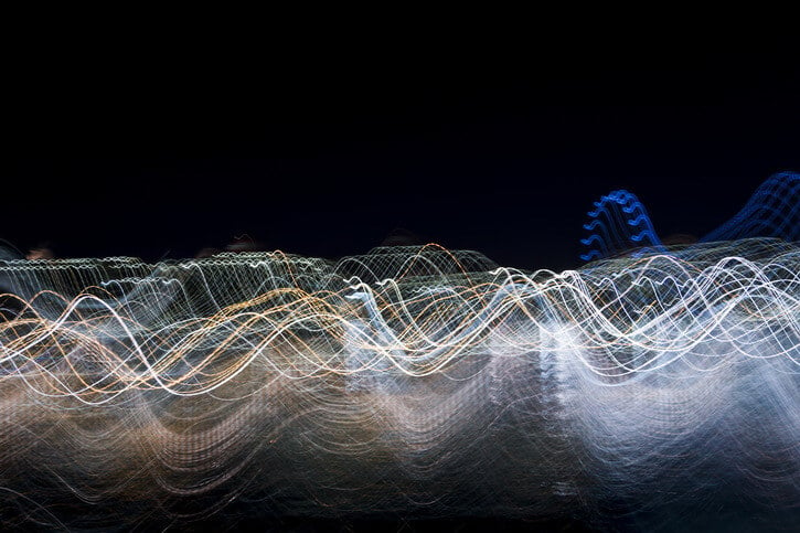 blurred night lights designed by Freepik